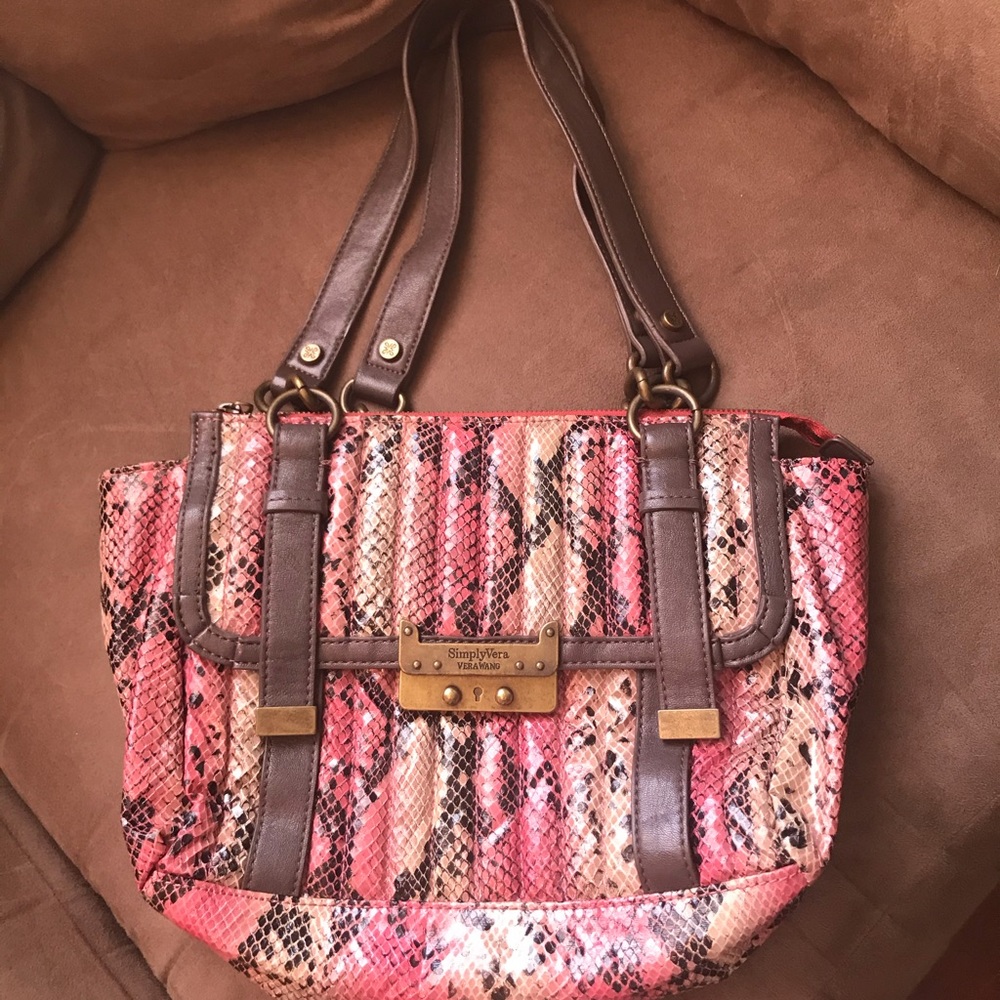 SimplyVera By Vera Wang Pink Bag